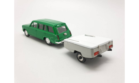 Волжский 2102 С прицепом, масштабная модель, scale43
