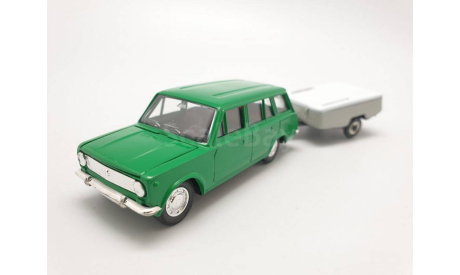 Волжский 2102 С прицепом, масштабная модель, scale43