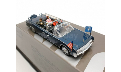 Lincoln Continental Presidential Parade Vehicle X-100 1961г. арт.086100 лот №00084, масштабная модель, scale43, Minichamps