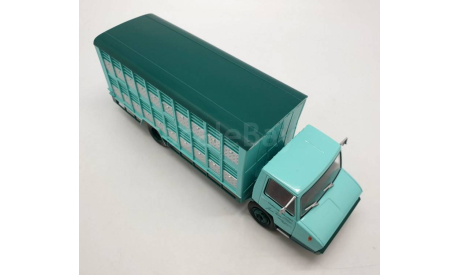 BERLIET Stradair 10 Cochonnière 1966г. blue арт.G111A009, масштабная модель, scale43