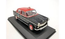 Peugeot 404 Paris (1962), black/red.арт.TDM01, масштабная модель, scale43