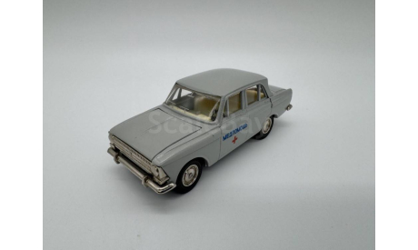 0346) Москвич 408 медслужба, масштабная модель, scale43