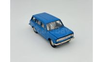 0135) Волжский 2102 Джинсовый синий, масштабная модель, scale43
