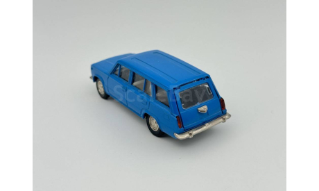 0135) Волжский 2102 Джинсовый синий, масштабная модель, scale43