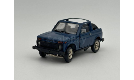 Niva 2121 Пикап Синий, масштабная модель, scale43
