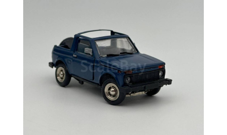 Niva 2121 Пикап Синий, масштабная модель, scale43