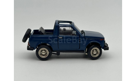 Niva 2121 Пикап Синий, масштабная модель, scale43