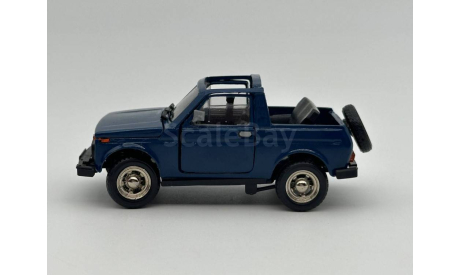 Niva 2121 Пикап Синий, масштабная модель, scale43