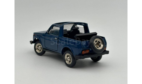 Niva 2121 Пикап Синий, масштабная модель, scale43