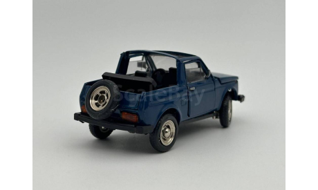 Niva 2121 Пикап Синий, масштабная модель, scale43