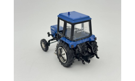 0242)Трактор МТЗ-82 синий ’Служба спасения’, масштабная модель, scale43
