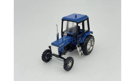 0242)Трактор МТЗ-82 синий ’Служба спасения’, масштабная модель, scale43