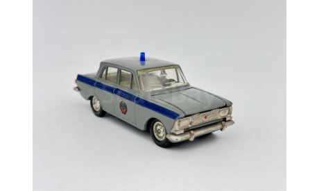 Москвич-408 Милиция Серый, масштабная модель, scale43