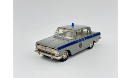 Москвич-408 Милиция Серый, масштабная модель, scale43