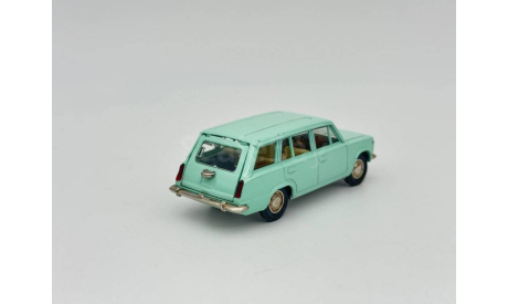 0128)Волжский-2102 А-11 Бирюзовый, масштабная модель, scale43