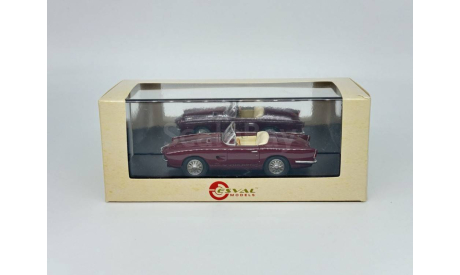 PEGASO Z-102 Spider Serra Barcelona open roof (1956), maroon арт.EMEU43005C, масштабная модель, scale43