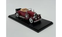 Pierce Arrow Model B Roadster 1930 open roof (maroon) арт.EMUS43006A, масштабная модель, scale43