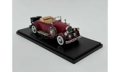 Pierce Arrow Model B Roadster 1930 open roof (maroon) арт.EMUS43006A, масштабная модель, scale43