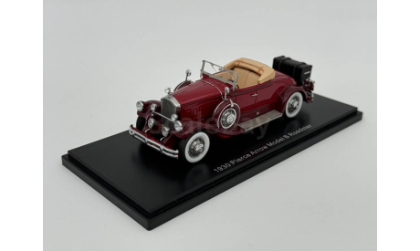 Pierce Arrow Model B Roadster 1930 open roof (maroon) арт.EMUS43006A, масштабная модель, scale43