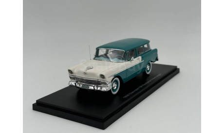 Chevrolet 150 Handyman wagon 1956 (blue / white) арт.EMUS43079A, масштабная модель, scale43
