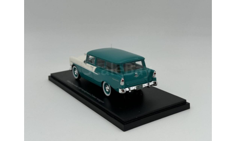 Chevrolet 150 Handyman wagon 1956 (blue / white) арт.EMUS43079A, масштабная модель, scale43