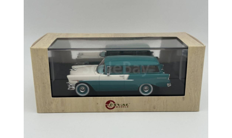 Chevrolet 150 Handyman wagon 1956 (blue / white) арт.EMUS43079A, масштабная модель, scale43