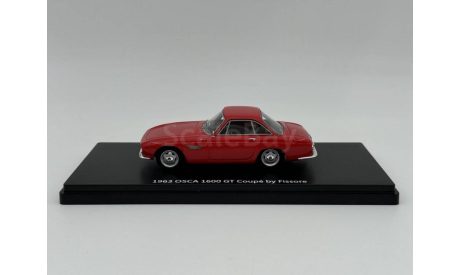 OSCA 1600 GT sport coupe (1963), red арт.EMEU4309A, масштабная модель, scale43