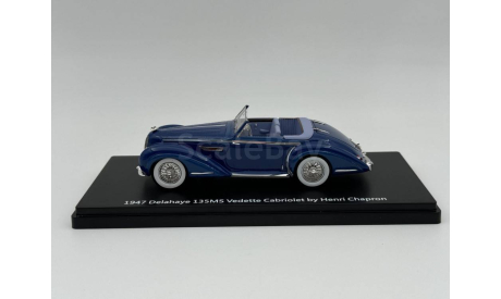 DELAHAYE 135 MC cabrio (1947), blue арт.EMEU43017C, масштабная модель, scale43