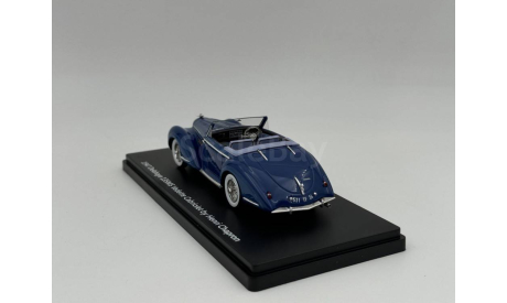 DELAHAYE 135 MC cabrio (1947), blue арт.EMEU43017C, масштабная модель, scale43