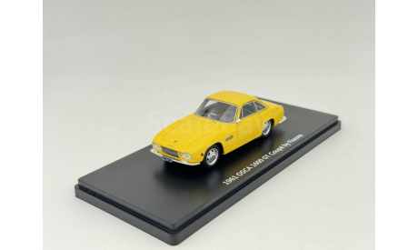OSCA 1600 GT sport coupe (1961), yellow арт.EMEU43009C, масштабная модель, scale43