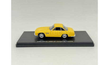 OSCA 1600 GT sport coupe (1961), yellow арт.EMEU43009C, масштабная модель, scale43