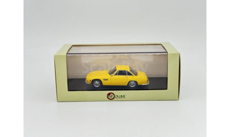 OSCA 1600 GT sport coupe (1961), yellow арт.EMEU43009C, масштабная модель, scale43