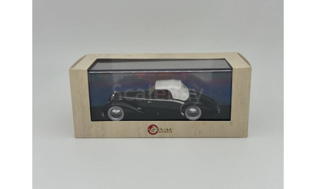 DELAGE D6-70 cabriolet by Letourneur & Marchand black арт.EMEU43023B, масштабная модель, scale43
