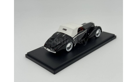 DELAGE D6-70 cabriolet by Letourneur & Marchand black арт.EMEU43023B, масштабная модель, scale43