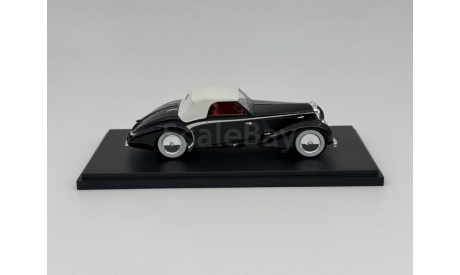 DELAGE D6-70 cabriolet by Letourneur & Marchand black арт.EMEU43023B, масштабная модель, scale43