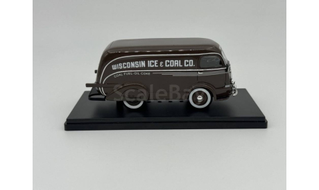 INTERNATIONAL D-300 Delivery Van Wisconsin Ice Co. 1938, brown арт.EMUS43080A, масштабная модель, scale43