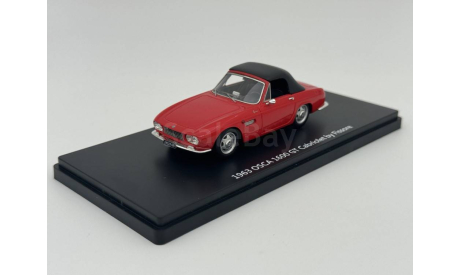 OSCA 1600 GT cabrio (1963), red арт.EMEU43009D, масштабная модель, scale43