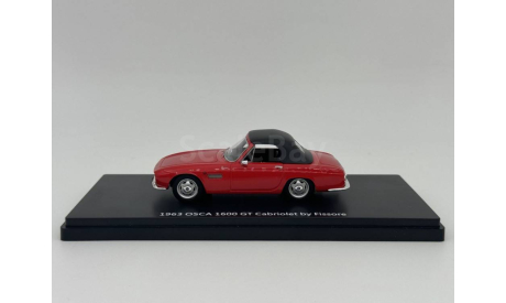 OSCA 1600 GT cabrio (1963), red арт.EMEU43009D, масштабная модель, scale43