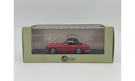 OSCA 1600 GT cabrio (1963), red арт.EMEU43009D, масштабная модель, scale43