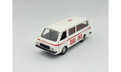 0055)РАФ 2203 Судейская,снежно белый, масштабная модель, scale43