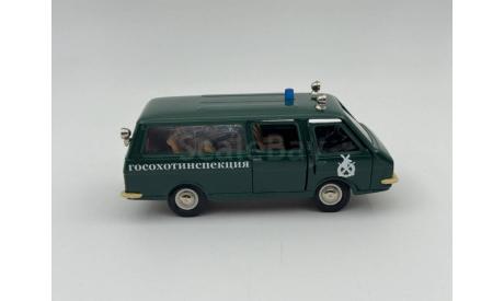 0032)РАФ 2203 Госохотинспекция,хвойный, масштабная модель, scale43