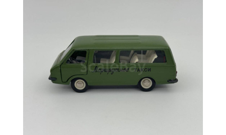 0021) РАФ 2203 Маршрутное такси оливково-зеленый, масштабная модель, scale43