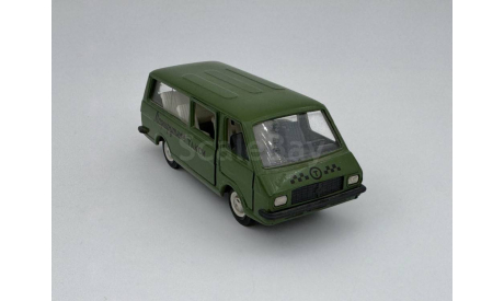0021) РАФ 2203 Маршрутное такси оливково-зеленый, масштабная модель, scale43