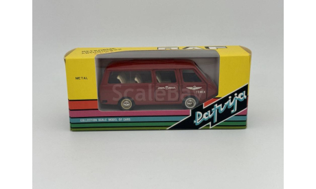 0026)РАФ 2203 А-18 ’Маршрутное такси Томск’, масштабная модель, scale43