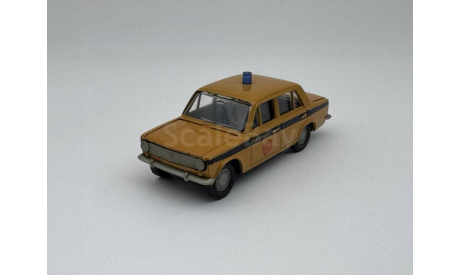 Волжский-2101, ГАИ СССР, октябрь 1990, масштабная модель, scale43