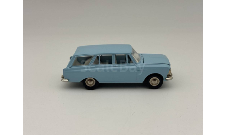 Москвич 426, голубой универсал, масштабная модель, scale43