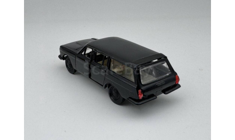 Волжский 24-02, чёрный универсал, масштабная модель, scale43