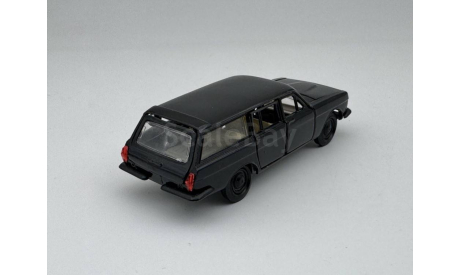 Волжский 24-02, чёрный универсал, масштабная модель, scale43