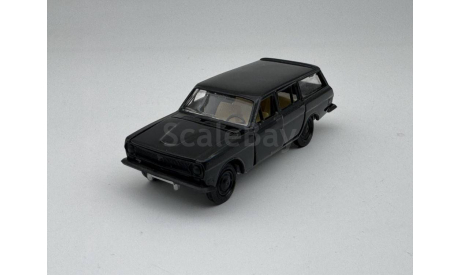 Волжский 24-02, чёрный универсал, масштабная модель, scale43