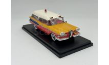 Edsel Corsair ambulance by Memphian Coachwork Co, 1958, red/white/blue/yellow, арт.EMUS43086D, масштабная модель, scale43